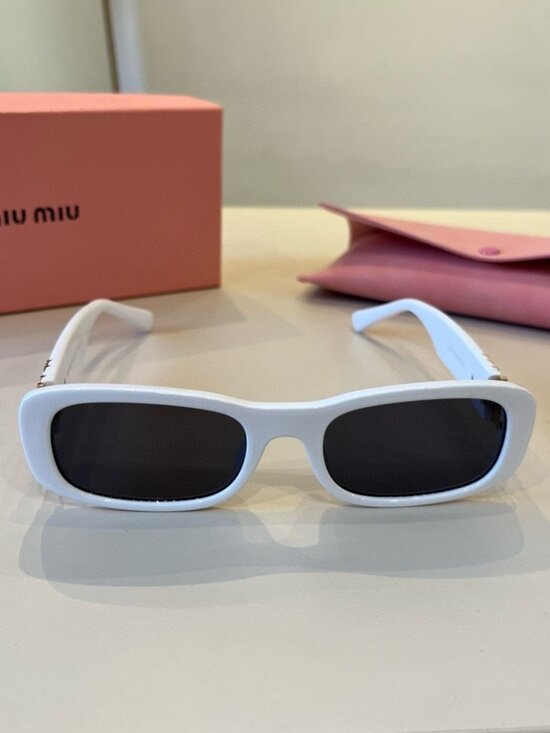 ? Miu Miu Modern Sunglasses | Sleek Minimalist Design